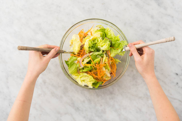 Broodjes en salade
