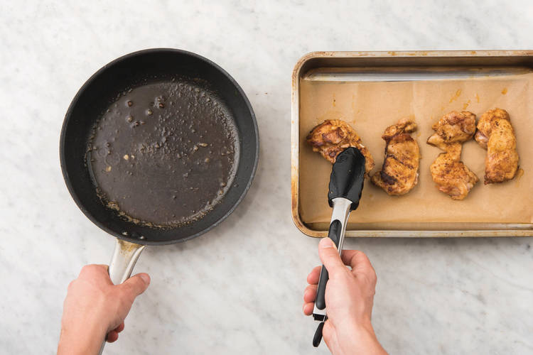 Cook the chicken