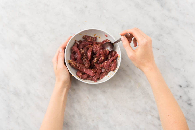 Marinate Beef
