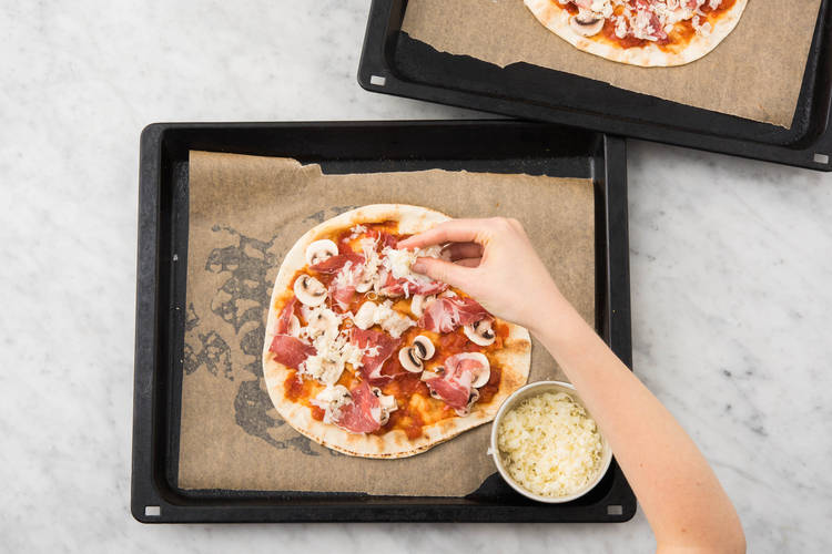 Pizza's beleggen