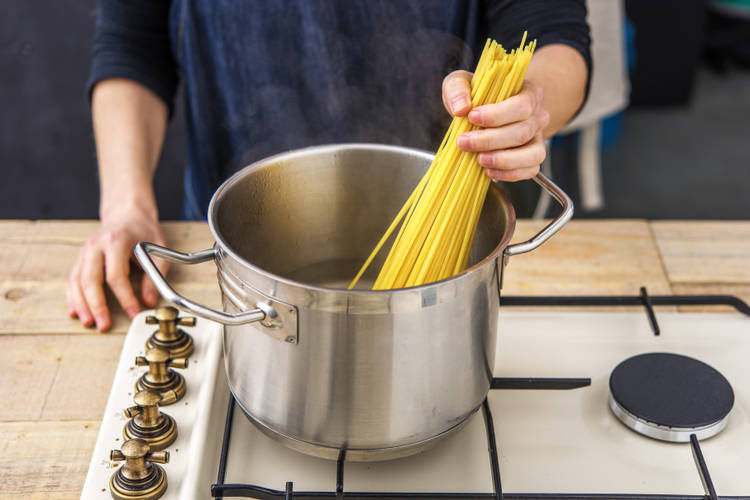 Cook the pasta