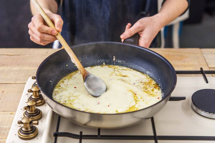 Simmer the sauce