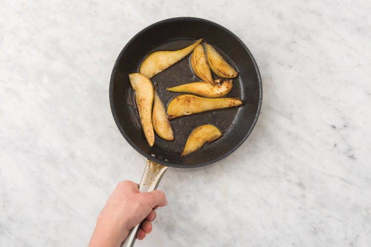 Cook the pears