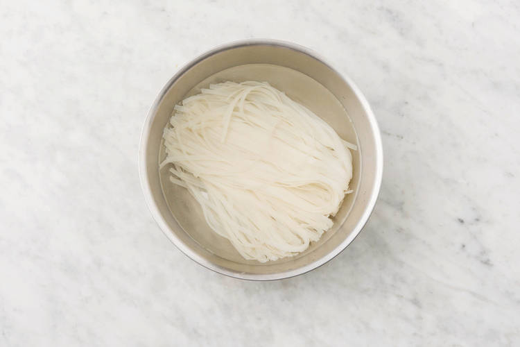 Soak the noodles