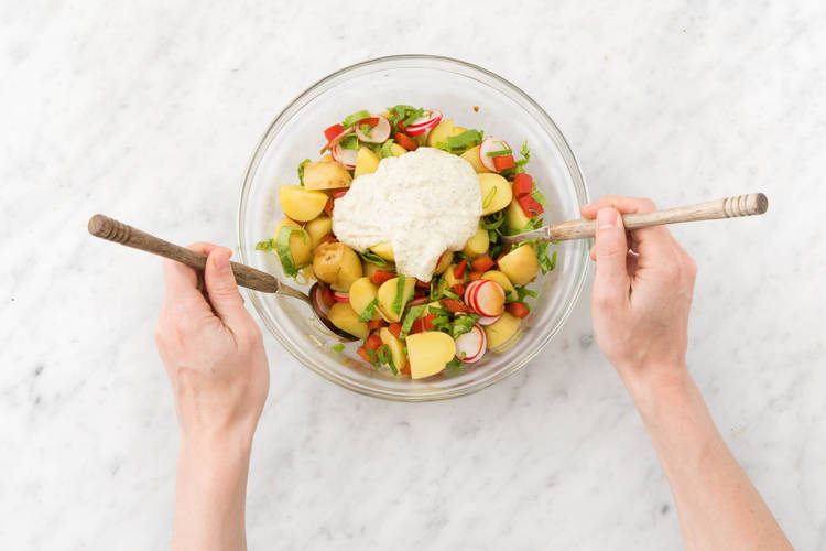 Salade mengen