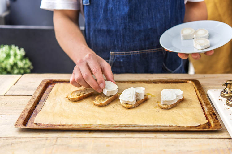 Melt the cheese