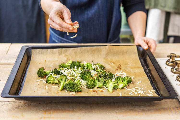 Grill the broccoli