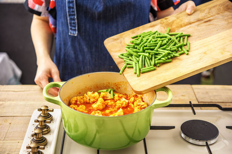 Add the Green Beans