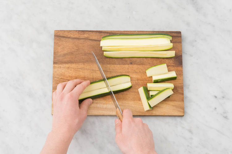 ZUCCHINI VORBEREITEN
