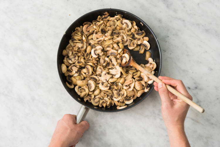Champignons bakken