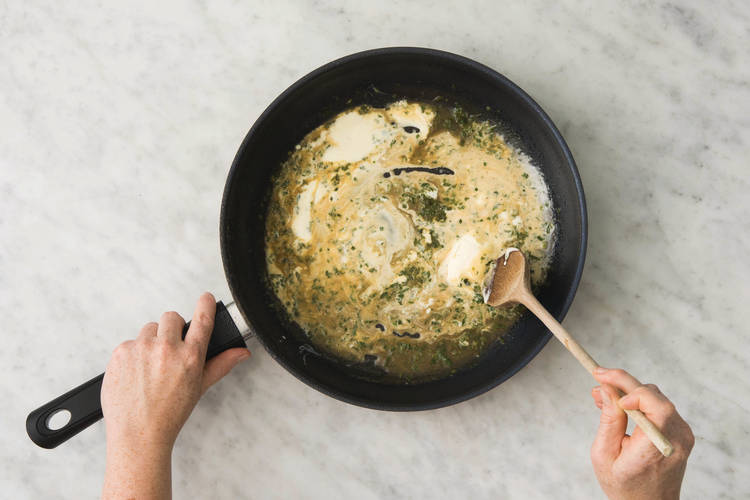 Make the tarragon sauce