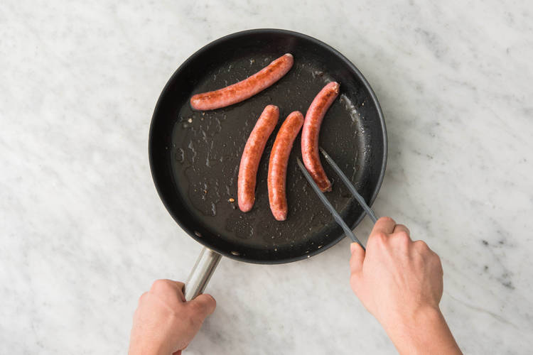 Cuire les chipolatas