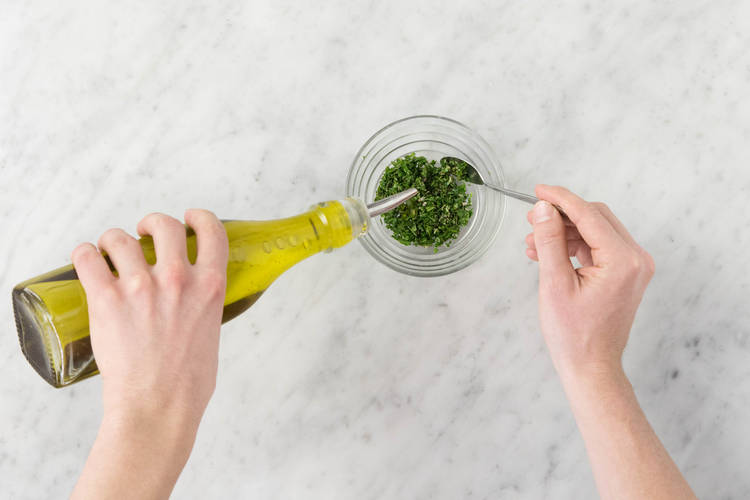 für die KRÄUTERMARINADE