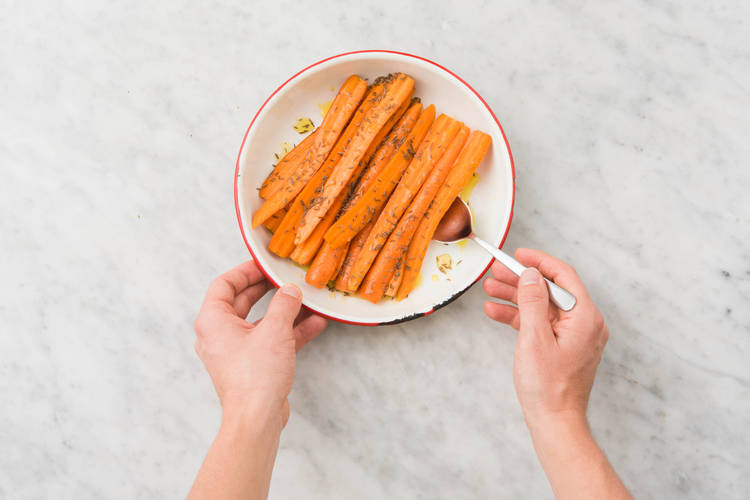 Préparer les carottes
