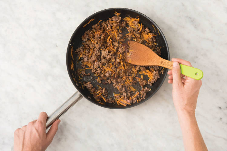 Cook the beef mince