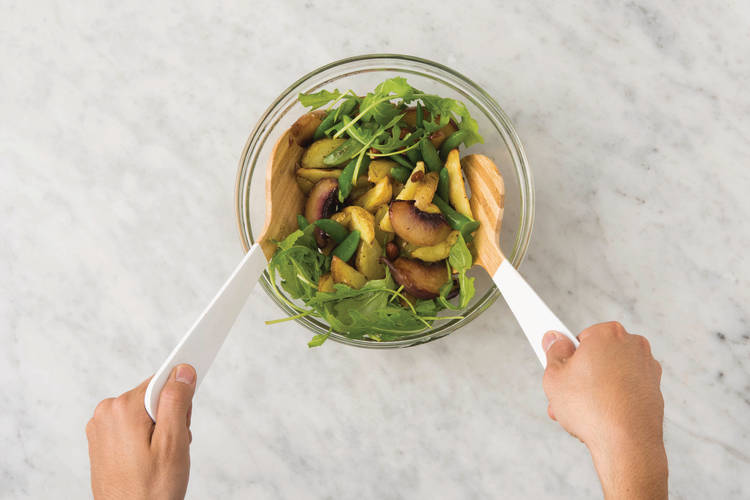 Combine the salad