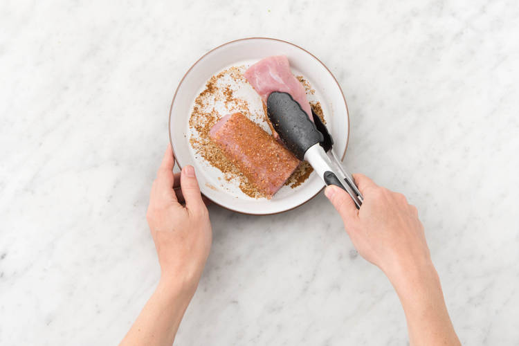 schweineFILETS vorbereiten