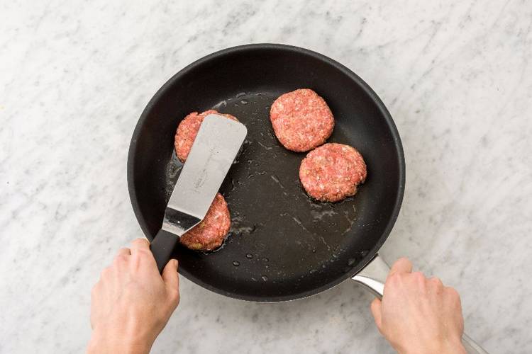 Cook Burgers and Toast Buns