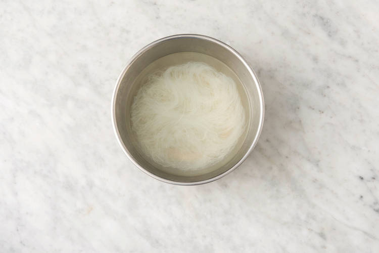 Soak the noodles