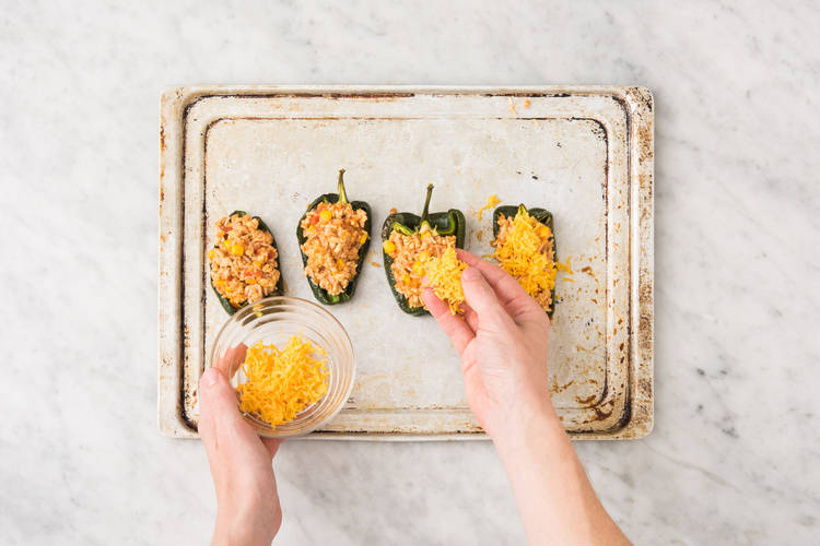 Stuff and Broil Peppers