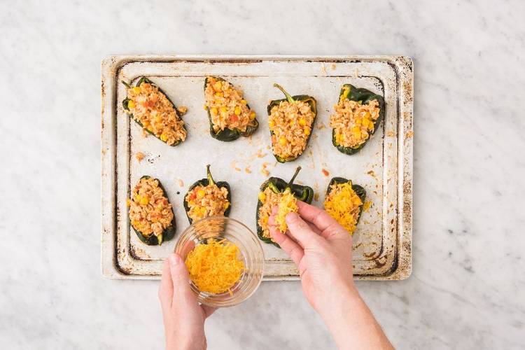 Stuff and Broil Peppers