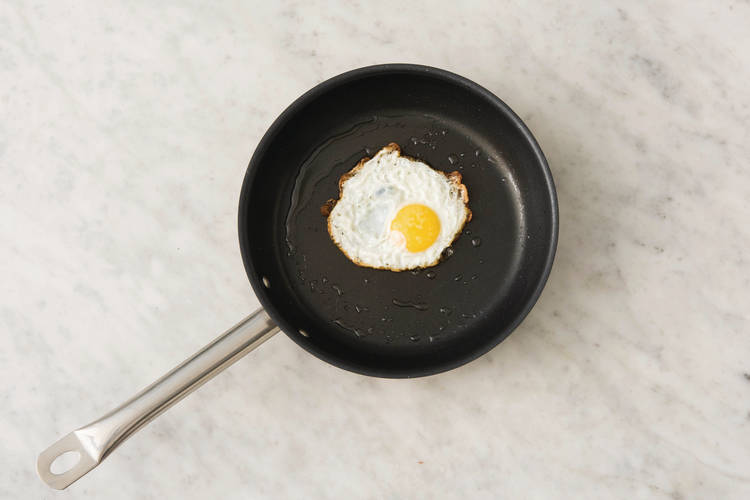 Fry the egg