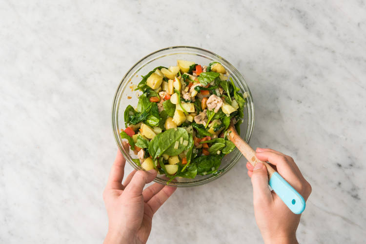 Salade mengen