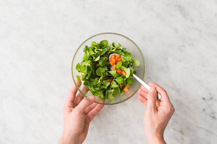 Préparer la salade