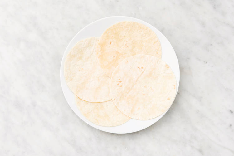 Heat the tortillas