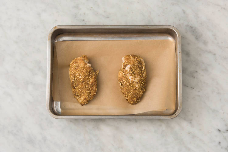 Bake the chicken